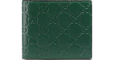 green gucci signature wallet|original Gucci wallet.